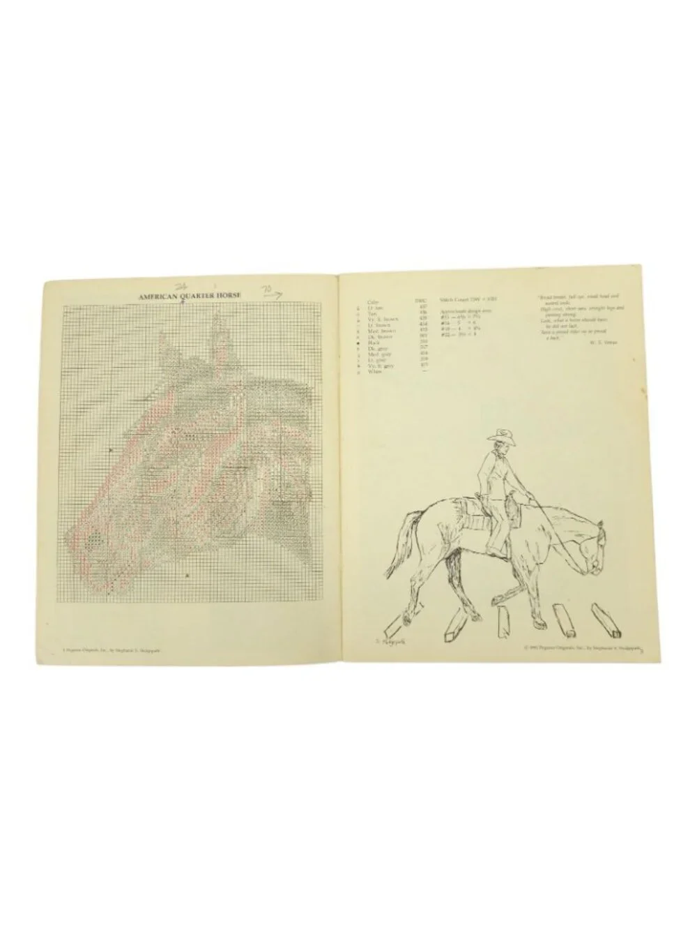 Cross Stitch Book Vintage Lot 5 Stephanie Seabrook Hedgepath Cats Dogs Horses